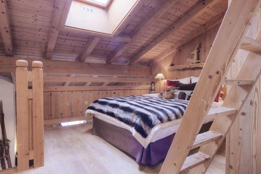 Duplex Chaleureux Au Coeur De Megeve 2 P Megève Exterior foto