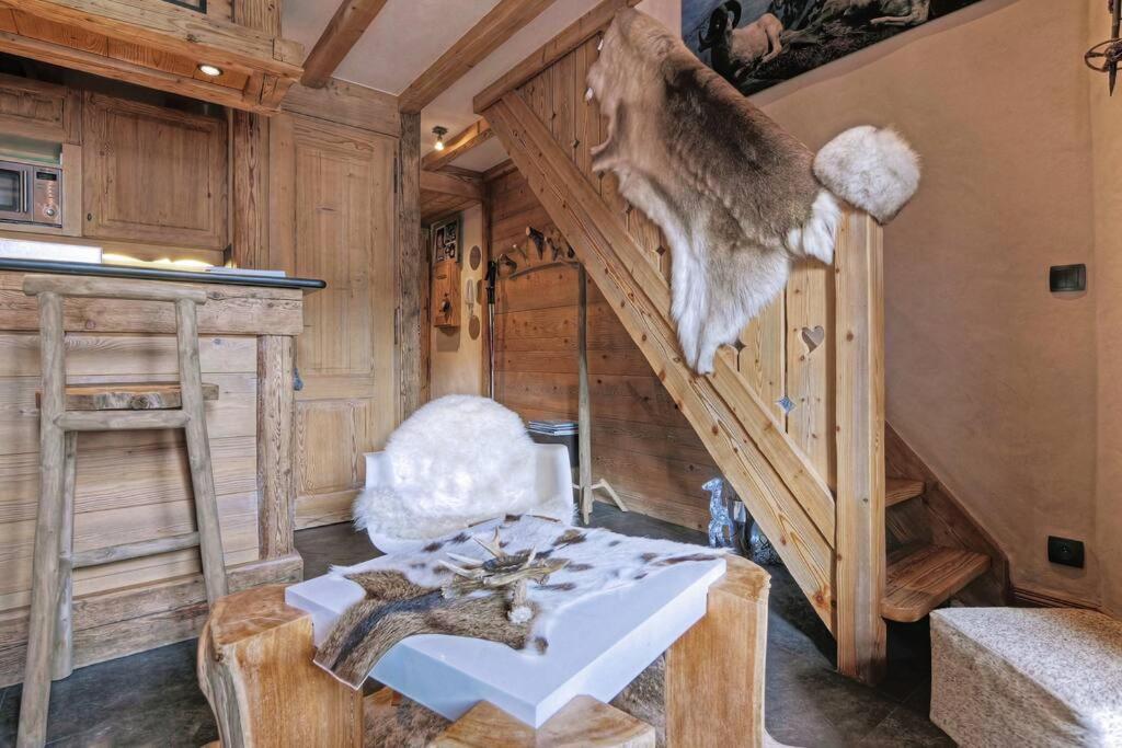 Duplex Chaleureux Au Coeur De Megeve 2 P Megève Exterior foto